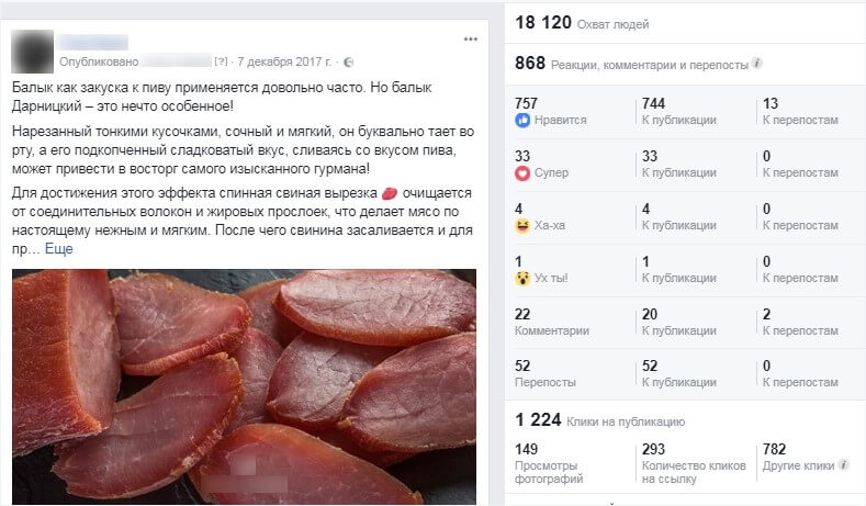 Примеры постов